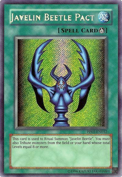 Premium Pack 1, Ritual Spell, Secret Rare, Spell, Unlimited Javelin Beetle Pact [PP01-EN012] Secret Rare - Trading Card World