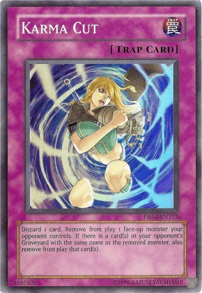 Dark Revelation Volume 4, Normal Trap, Super Rare, Trap, Unlimited Karma Cut [DR04-EN173] Super Rare - Trading Card World