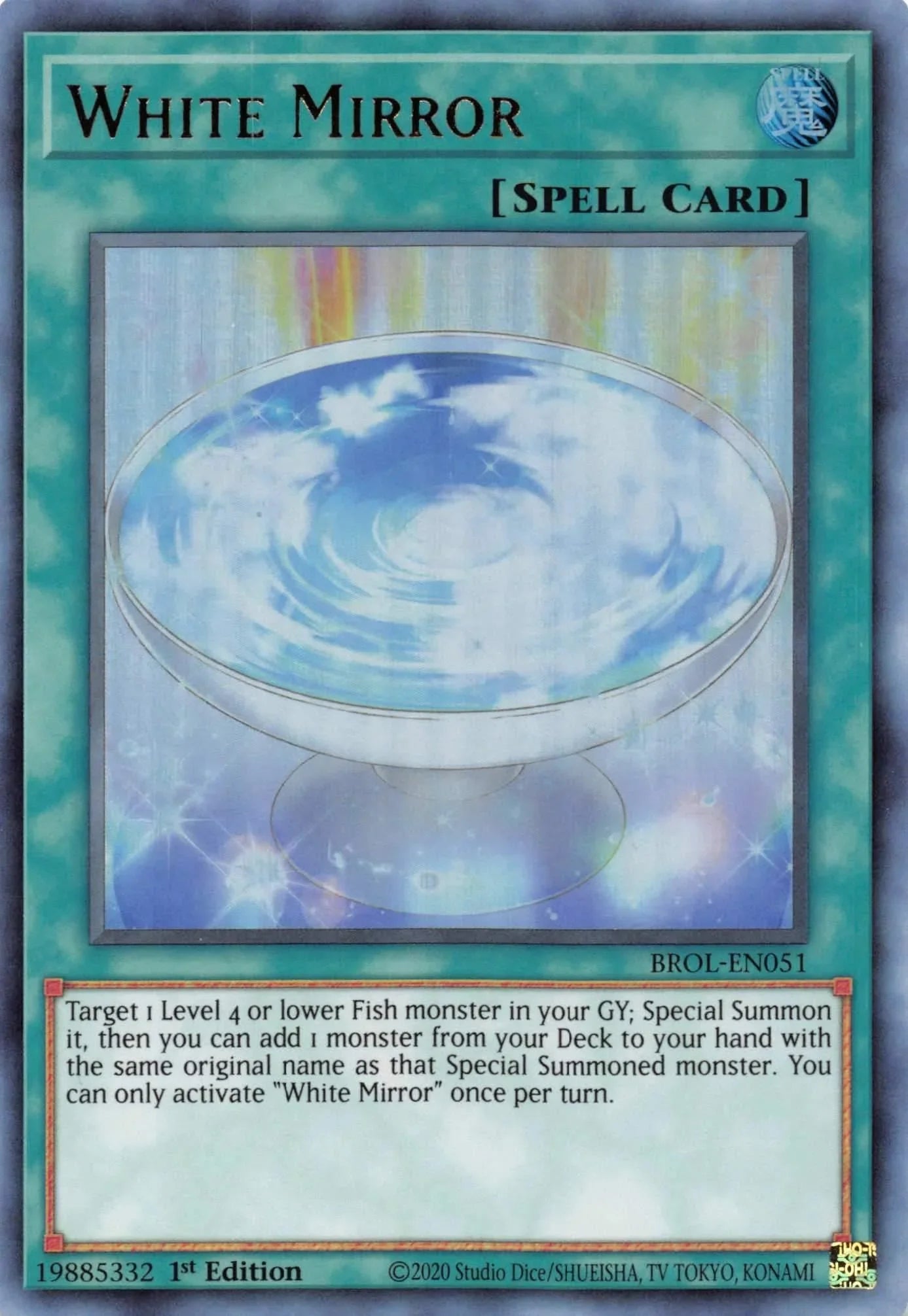 1st Edition, Brothers of Legend, Normal Spell, Spell, Ultra Rare White Mirror [BROL-EN051] Ultra Rare - Trading Card World