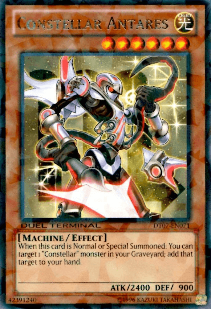Duel Terminal 7, Effect Monster, Light, Limited, Machine, Rare Constellar Antares [DT07-EN071] Rare - Trading Card World