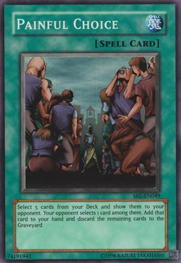 Normal Spell, Spell, Spell Ruler, Super Rare, Unlimited Painful Choice [SRL-EN049] Super Rare - Trading Card World