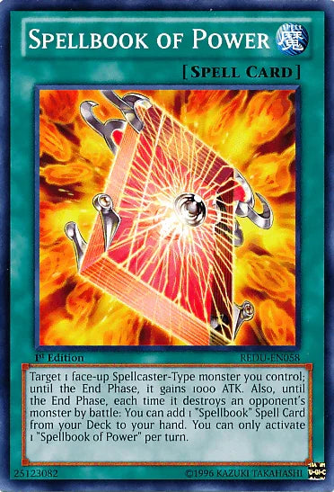 1st Edition, Common, Normal Spell, Return of the Duelist, Spell, Unlimited Spellbook of Power [REDU-EN058] Common - Trading Card World