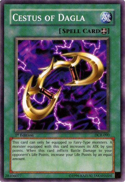 1st Edition, Common, Dark Crisis, Equip Spell, Spell, Unlimited Cestus of Dagla [DCR-090] Common - Trading Card World