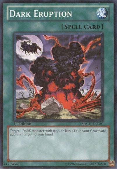 1st Edition, Common, Normal Spell, Spell, Structure Deck: Gates of the Underworld, Unlimited Dark Eruption [SDGU-EN030] Common - Trading Card World