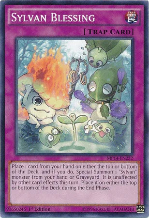 1st Edition, 2014 Mega-Tins Mega Pack, Common, Normal Trap, Trap Sylvan Blessing [MP14-EN232] Common - Trading Card World