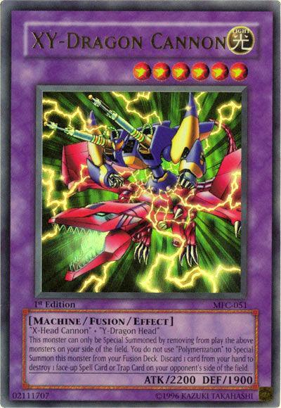 1st Edition, Fusion/Effect Monster, Light, Machine, Magician's Force, Ultra Rare, Unlimited XY-Dragon Cannon [MFC-051] Ultra Rare - Trading Card World