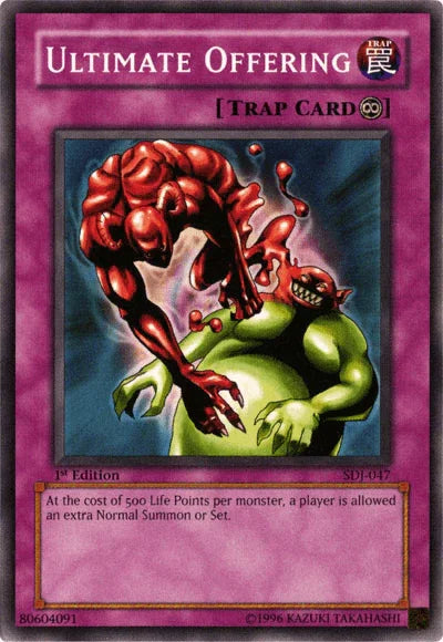 1st Edition, Common, Continuous Trap, Starter Deck: Joey, Trap, Unlimited Ultimate Offering [SDJ-047] Common - Trading Card World