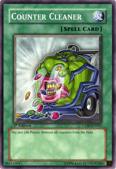1st Edition, Common, Cyberdark Impact, Normal Spell, Spell, Unlimited Counter Cleaner [CDIP-EN041] Common - Trading Card World