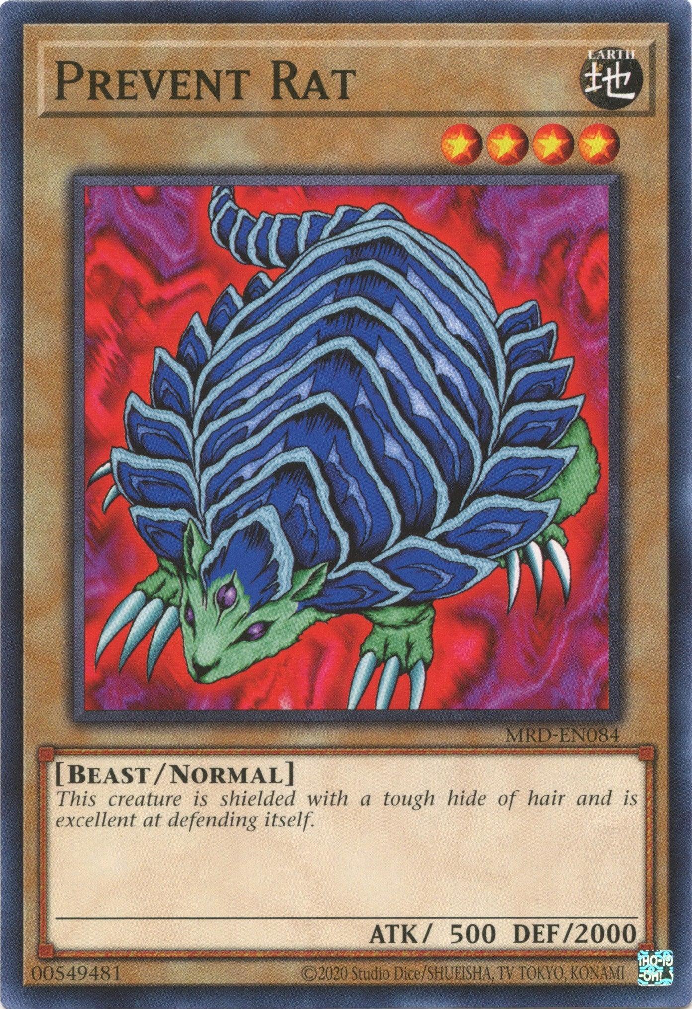 Beast, Common, Earth, Metal Raiders (25th Anniversary Edition), Normal Monster, Unlimited Prevent Rat (25th Anniversary) [MRD-EN084] Common - Trading Card World