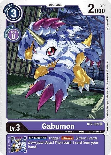 BT2-069, Common, Data, Digimon, Purple, Release Special Booster Promos, Reptile, Rookie Gabumon [BT2-069] (Official Tournament Pack Vol.3) [Release Special Booster Promos] - Trading Card World