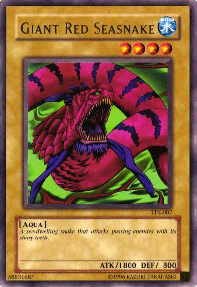 Aqua, Normal Monster, Rare, Tournament Pack 4, Unlimited, Water Giant Red Seasnake [TP4-007] Rare - Trading Card World