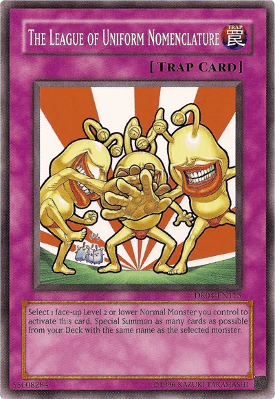 Common, Dark Revelation Volume 4, Normal Trap, Trap, Unlimited The League of Uniform Nomenclature [DR04-EN115] Common - Trading Card World