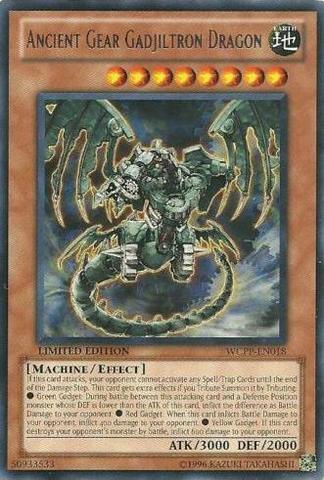 Earth, Effect Monster, Limited, Machine, Rare, World Championship 2010 Card Pack Ancient Gear Gadjiltron Dragon [WCPP-EN018] Rare - Trading Card World