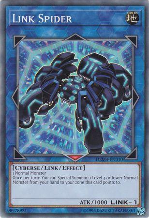 Advanced Demo Deck Extra Pack, Common, Cyberse, Earth, Link/Effect Monster, Unlimited Link Spider [DEM4-EN010] Common - Trading Card World