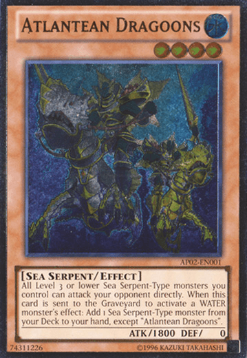 Astral Pack 2, Effect Monster, Sea Serpent, Ultimate Rare, Unlimited, Water Atlantean Dragoons [AP02-EN001] Ultimate Rare - Trading Card World