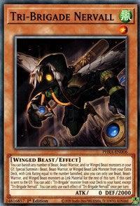 1st Edition, Common, Effect Monster, Phantom Rage, Wind, Winged Beast Tri-Brigade Nervall [PHRA-EN006] Common - Trading Card World
