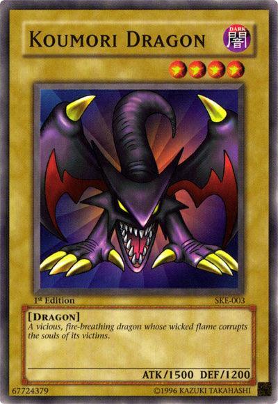 1st Edition, Common, Dark, Dragon, Normal Monster, Starter Deck: Kaiba Evolution, Unlimited Koumori Dragon [SKE-003] Common - Trading Card World