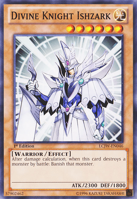 1st Edition, Common, Effect Monster, Legendary Collection 4: Joey's World, Light, Warrior Divine Knight Ishzark [LCJW-EN046] Common - Trading Card World