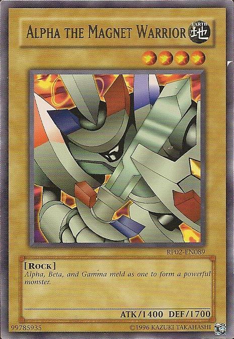 Earth, Normal Monster, Rare, Retro Pack 2, Rock, Unlimited Alpha The Magnet Warrior [RP02-EN089] Rare - Trading Card World