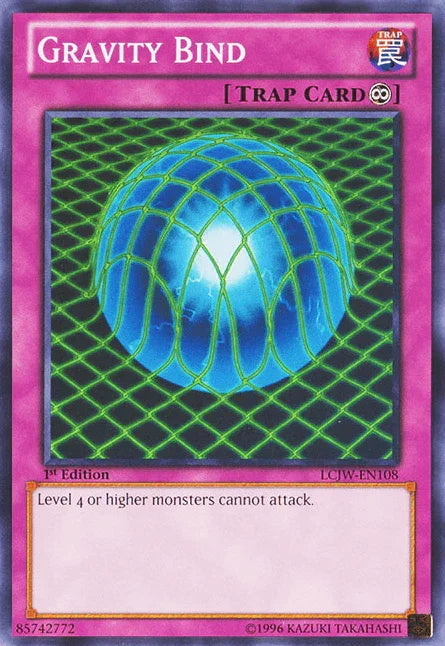 1st Edition, Common, Continuous Trap, Legendary Collection 4: Joey's World, Trap Gravity Bind [LCJW-EN108] Common - Trading Card World