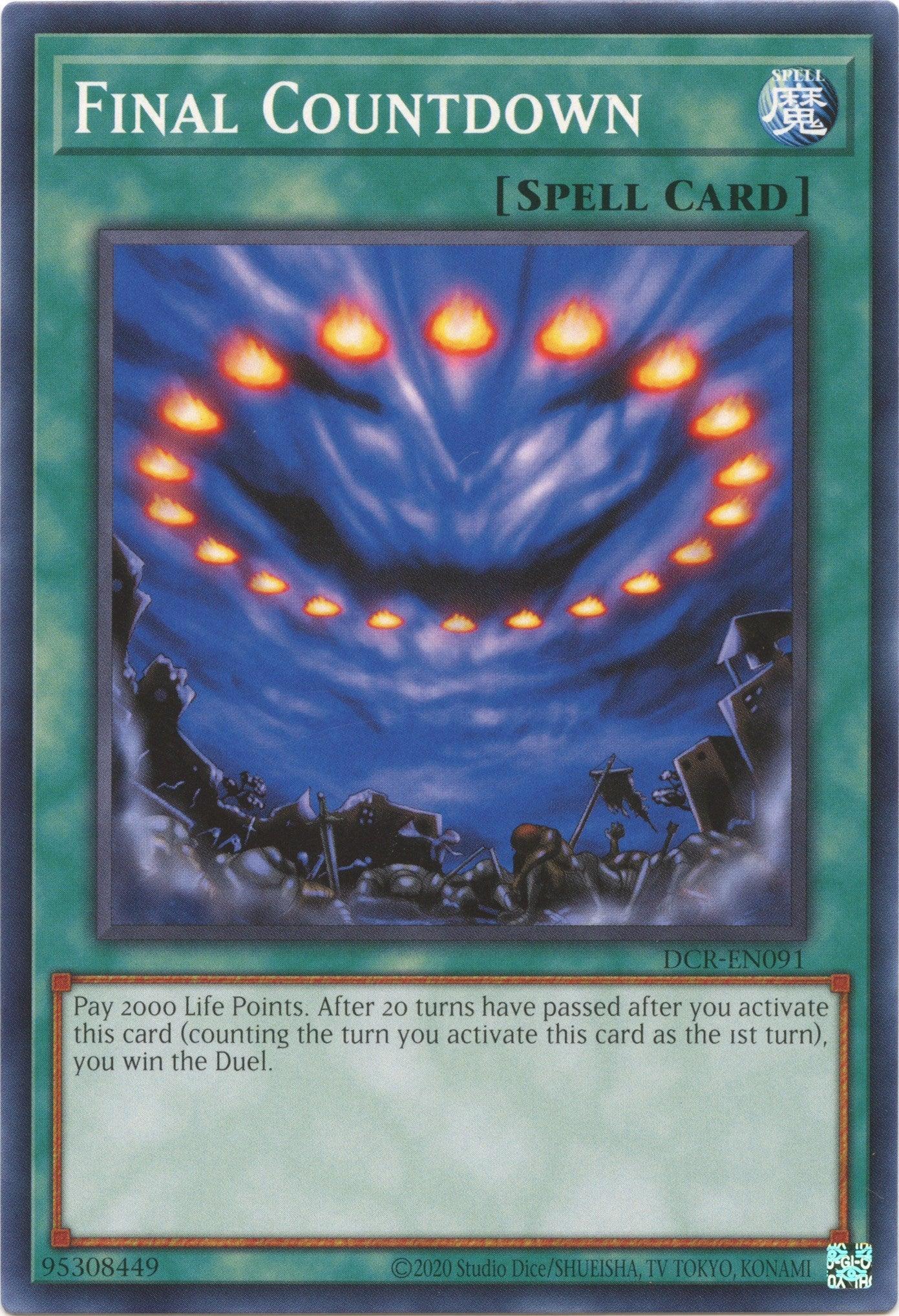 Common, Dark Crisis (25th Anniversary Edition), Normal Spell, Spell, Unlimited Final Countdown (25th Anniversary) [DCR-EN091] Common - Trading Card World