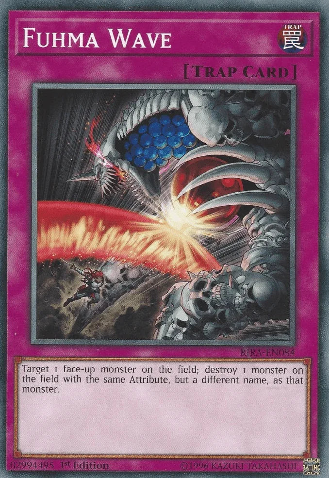 1st Edition, Common, Normal Trap, Rising Rampage, Trap, Unlimited Fuhma Wave [RIRA-EN084] Common - Trading Card World