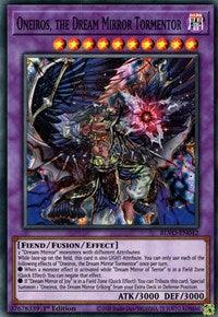 1st Edition, Blazing Vortex, Dark, Fiend, Fusion/Effect Monster, Super Rare Oneiros, the Dream Mirror Tormentor [BLVO-EN042] Super Rare - Trading Card World