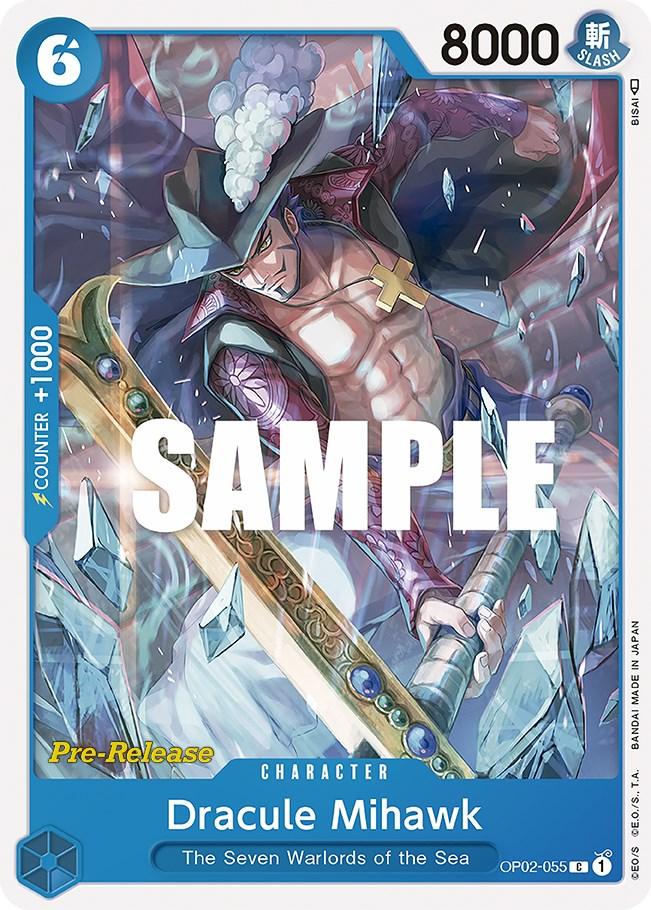Character, Common, Paramount War, Paramount War Pre-Release Cards, The Seven Warlords of the Sea Dracule Mihawk [Paramount War Pre-Release Cards] - Trading Card World