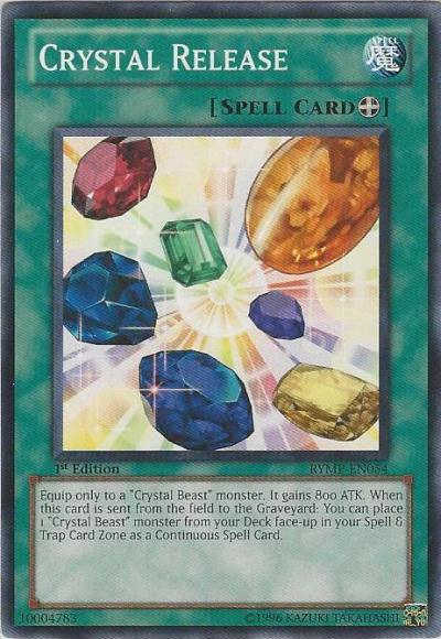 1st Edition, Common, Equip Spell, Ra Yellow Mega Pack, Spell, Unlimited Crystal Release [RYMP-EN054] Common - Trading Card World