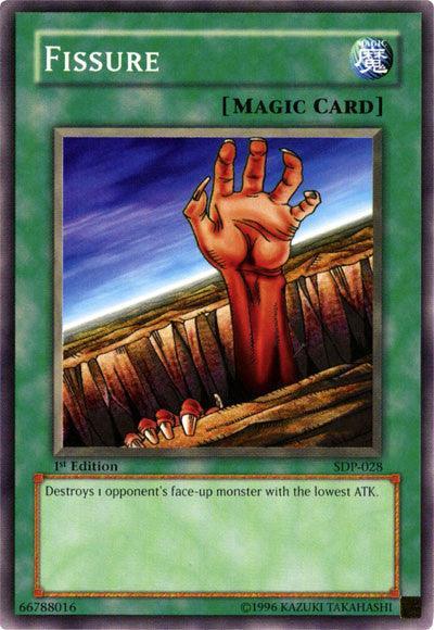 1st Edition, Common, Normal Spell, Spell, Starter Deck: Pegasus, Unlimited Fissure [SDP-028] Common - Trading Card World