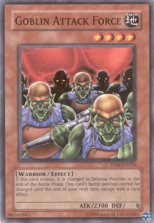 Common, Earth, Effect Monster, Retro Pack 2, Unlimited, Warrior Goblin Attack Force [RP02-EN024] Common - Trading Card World