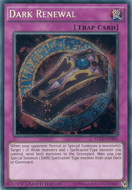 King of Games: Yugi's Legendary Decks, Limited, Normal Trap, Secret Rare, Trap Dark Renewal [YGLD-ENB00] Secret Rare - Trading Card World