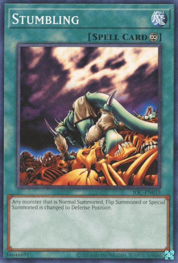 Common, Continuous Spell, Invasion of Chaos, Spell, Unlimited Stumbling [IOC-EN035] Common - Trading Card World