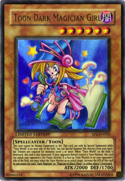 Dark, Limited, Sneak Preview Series 2, Spellcaster, Toon Monster, Ultra Rare Toon Dark Magician Girl [SP2-EN002] Ultra Rare - Trading Card World