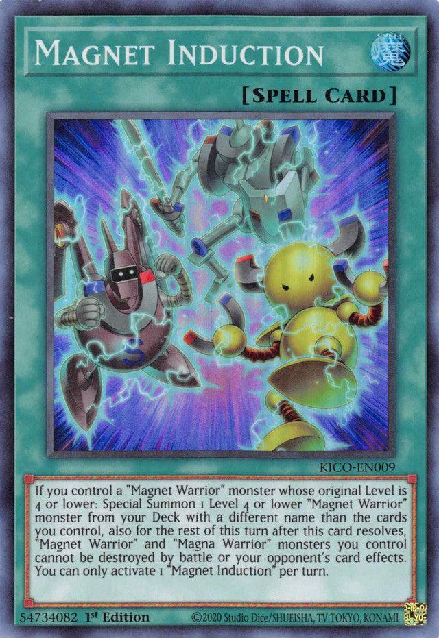 1st Edition, King's Court, Normal Spell, Spell, Super Rare Magnet Induction (Super Rare) [KICO-EN009] Super Rare - Trading Card World