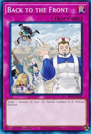 1st Edition, Common, Normal Trap, Structure Deck: Mechanized Madness, Trap Back to the Front [SR10-EN036] Common - Trading Card World