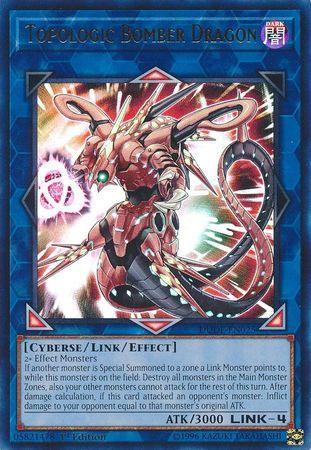 1st Edition, Cyberse, Dark, Duel Devastator, Link/Effect Monster, Ultra Rare Topologic Bomber Dragon [DUDE-EN025] Ultra Rare - Trading Card World