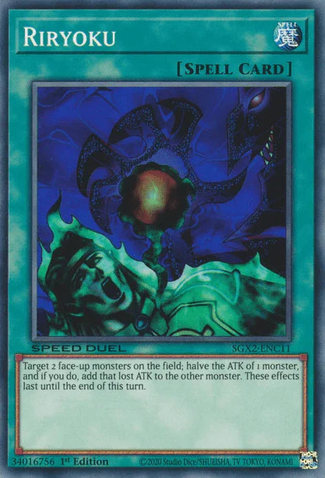 1st Edition, Common, Normal Spell, Speed Duel GX: Midterm Paradox, Spell Riryoku [SGX2-ENC11] Common - Trading Card World
