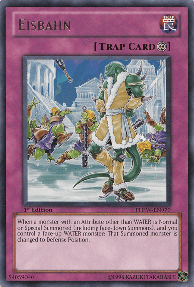 1st Edition, Continuous Trap, Photon Shockwave, Rare, Trap, Unlimited Eisbahn [PHSW-EN079] Rare - Trading Card World