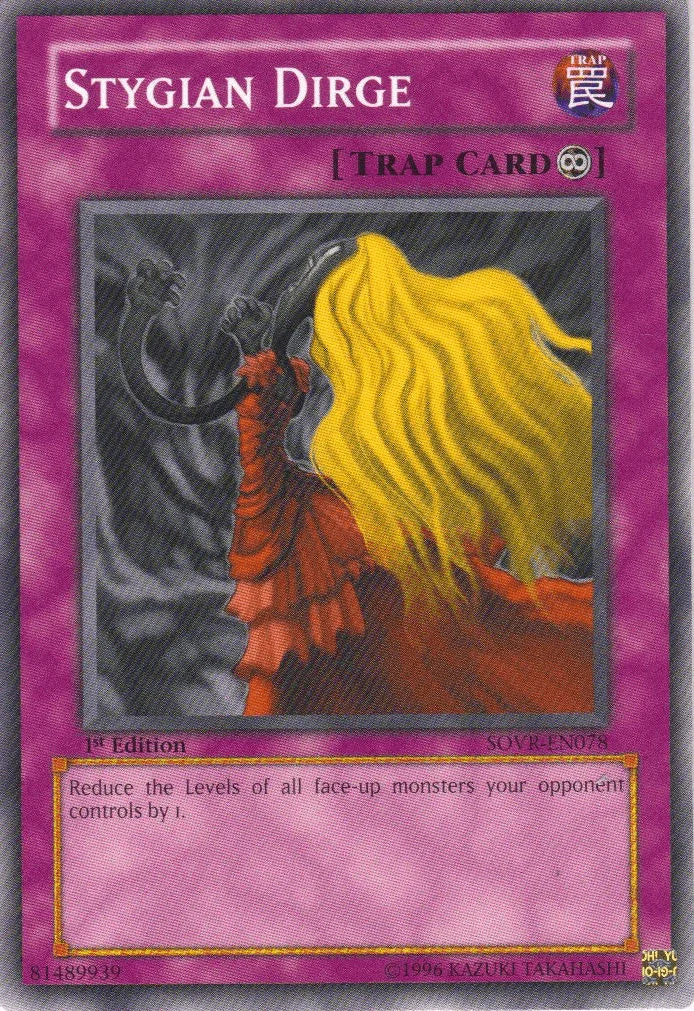 1st Edition, Common, Continuous Spell, Stardust Overdrive, Trap, Unlimited Stygian Dirge [SOVR-EN078] Common - Trading Card World