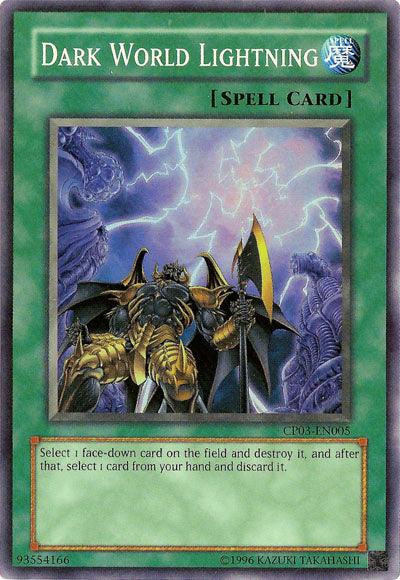 Champion Pack 3, Normal Spell, Spell, Super Rare, Unlimited Dark World Lightning [CP03-EN005] Super Rare - Trading Card World
