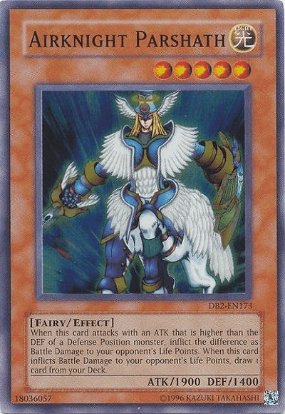 Dark Beginning 2, Effect Monster, Fairy, Light, Super Rare, Unlimited Airknight Parshath [DB2-EN173] Super Rare - Trading Card World
