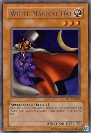 Effect Monster, Light, Metal Raiders, Rare, Spellcaster, Unlimited White Magical Hat [MRD-EN016] Rare - Trading Card World