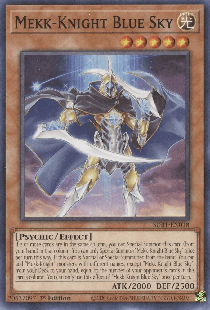 1st Edition, Common, Effect Monster, Light, Psychic, Structure Deck: Beware of Traptrix Mekk-Knight Blue Sky [SDBT-EN018] Common - Trading Card World