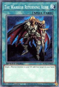 1st Edition, Common, Normal Spell, Speed Duel GX: Duel Academy Box, Spell The Warrior Returning Alive [SGX1-ENE13] Common - Trading Card World