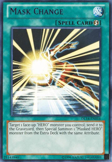Duelist League Promo, Quick Play Spell, Rare, Spell, Unlimited Mask Change (Purple) [DL14-EN016] Rare - Trading Card World