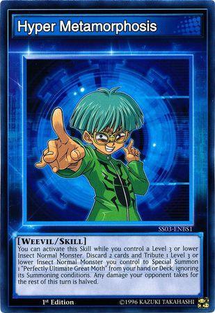 1st Edition, Common, Skill, Speed Duel: Ultimate Predators, Weevil Hyper Metamorphosis [SS03-ENBS1] Common - Trading Card World