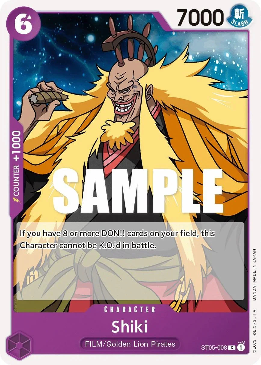 Character, Common, Film, Golden Lion Pirates, Starter Deck: Film Edition, Starter Decks Shiki [Starter Deck: Film Edition] - Trading Card World
