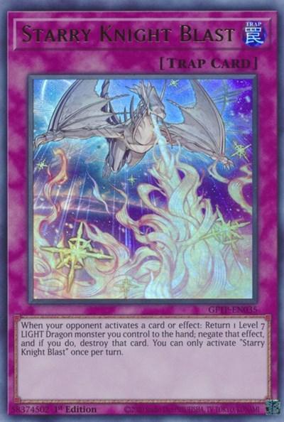1st Edition, Ghosts from the Past, Normal Trap, Trap, Ultra Rare Starry Knight Blast [GFTP-EN035] Ultra Rare - Trading Card World