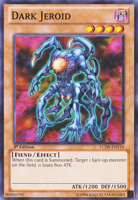 1st Edition, Common, Dark, Effect Monster, Fiend, Legendary Collection 4: Joey's World Dark Jeroid [LCJW-EN114] Common - Trading Card World